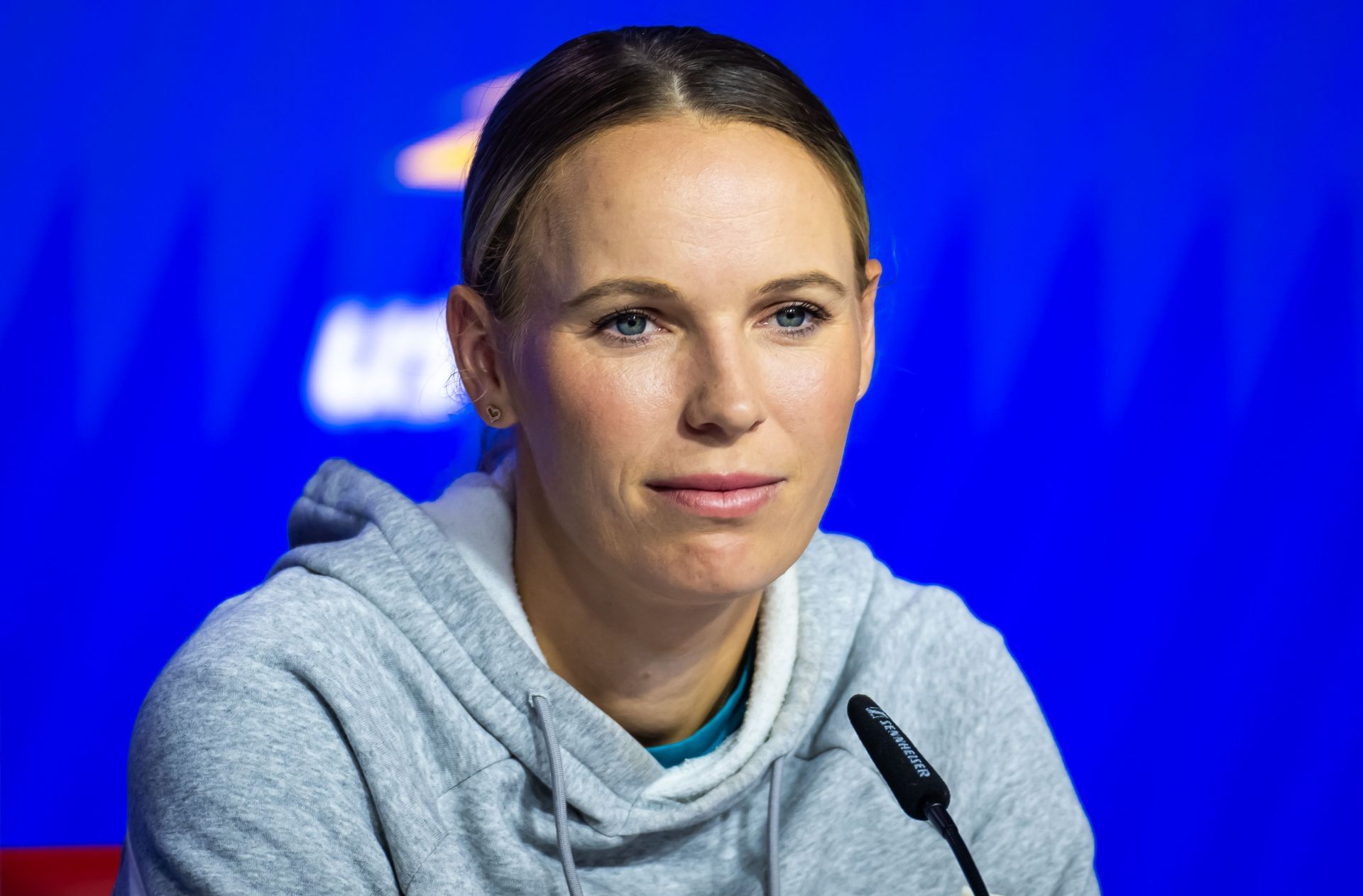 'He harassed me and attacked me' - Caroline Wozniacki slams Danish commentator for 'frivolous' comment about her potential return to tennis 2 Caroline Wozniacki during a press conference at the 2023 US Open (Source: Getty)