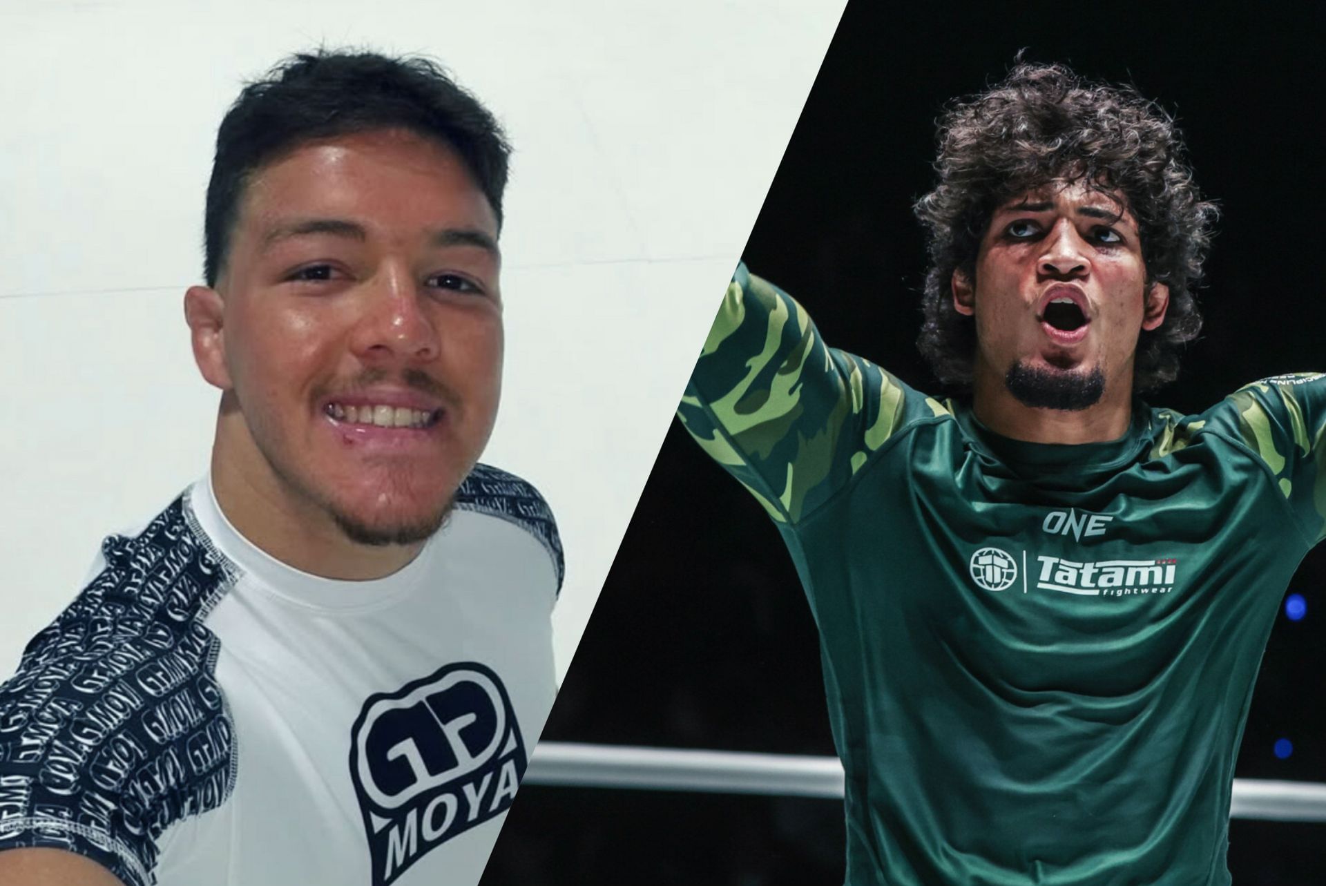 (From left) Eduardo Granzotto and Fabricio Andrey. Images: ONE Championship and Eduardgo Granzotto