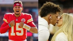Patrick Mahomes' wife Brittany approves of QB's all-white game-day look for Chiefs showdown vs. Raiders