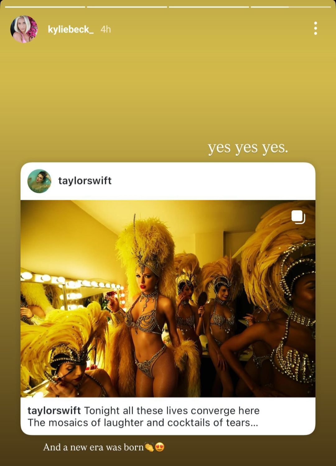 Beck&#039;s IG stories