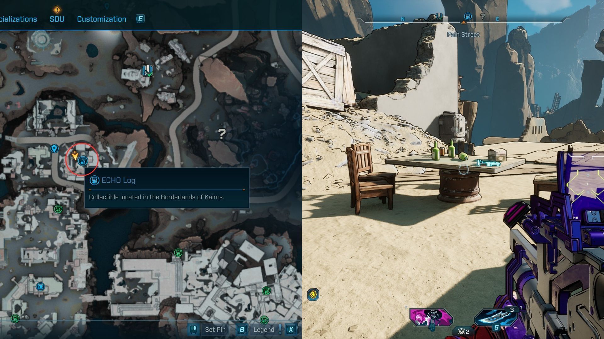 Ruined Sumplands ECHO Log #10 location in Borderlands 4 (Image via 2K)