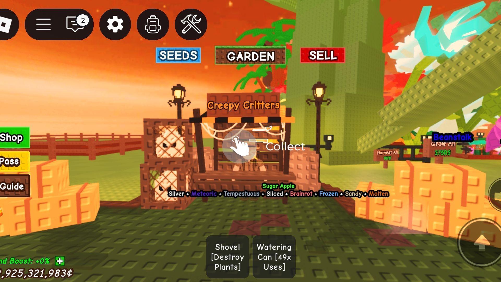 Creepy Critters shop in the event Market (Image via Roblox)