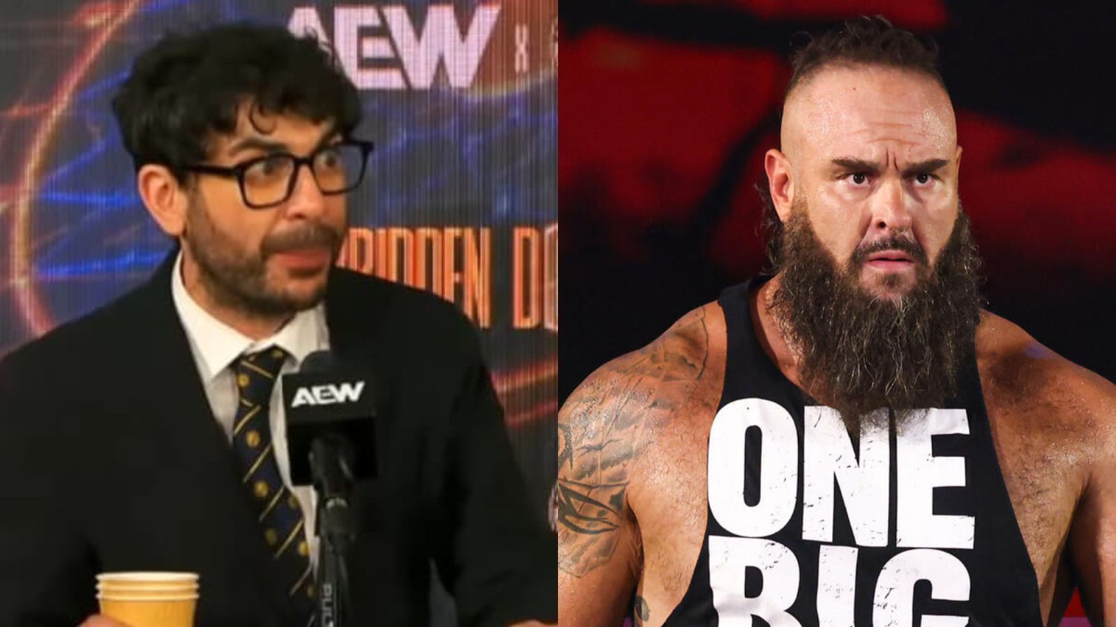 Tony Khan and Braun Strowman