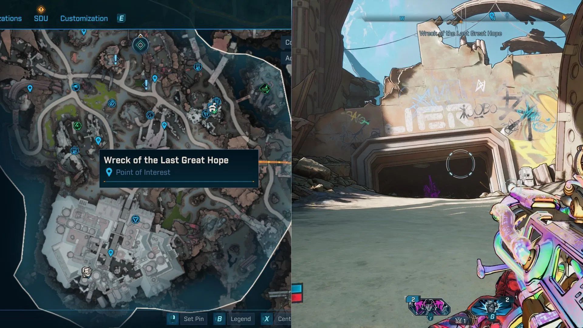 Head into the Creep-infested structure to find the fragment (Image via 2K)