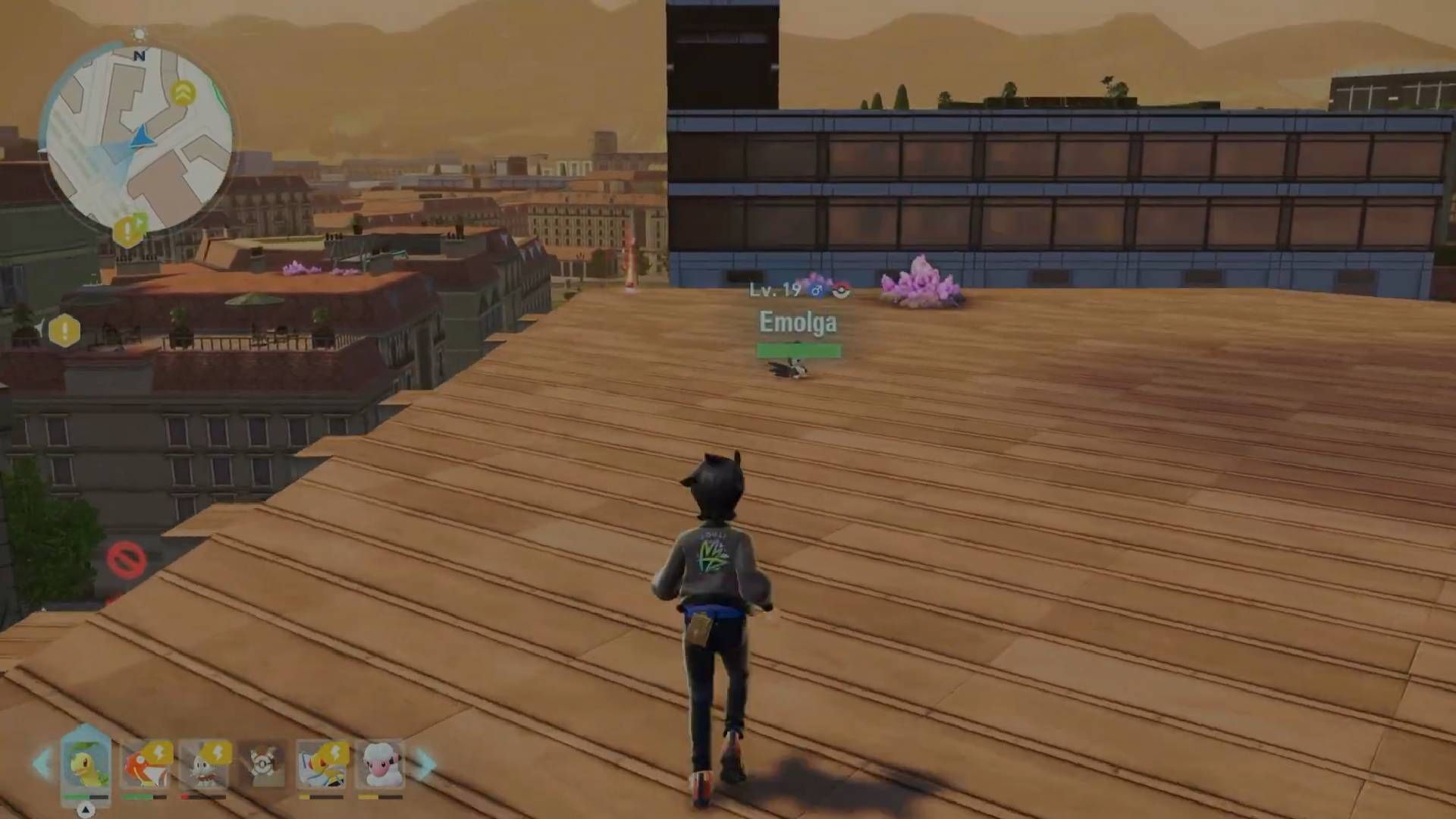 Emolga can be found in the Wild Zone 1 area (Image via The Pokemon Company || YouTube@JaviHowto)