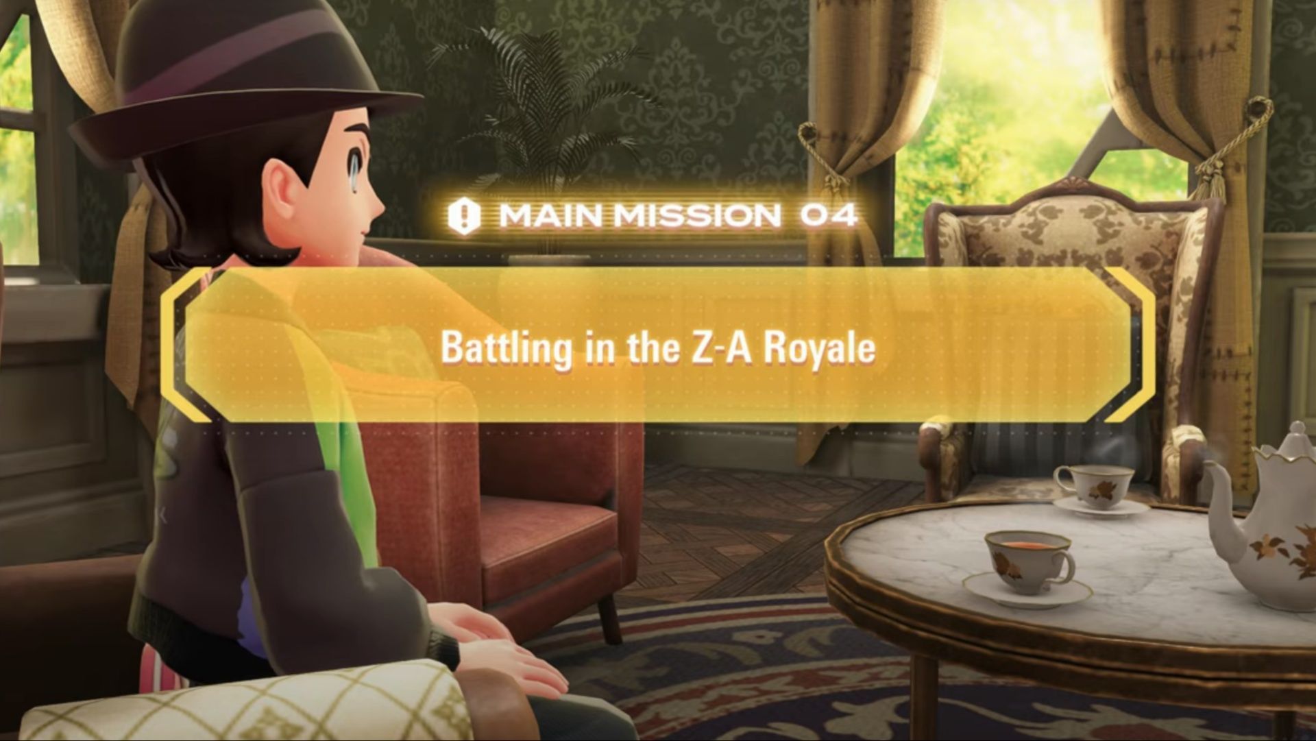 Completing the Battling in the Z-A Royale mission in Pokemon Legends Z-A (Image via The Pokemon Company)