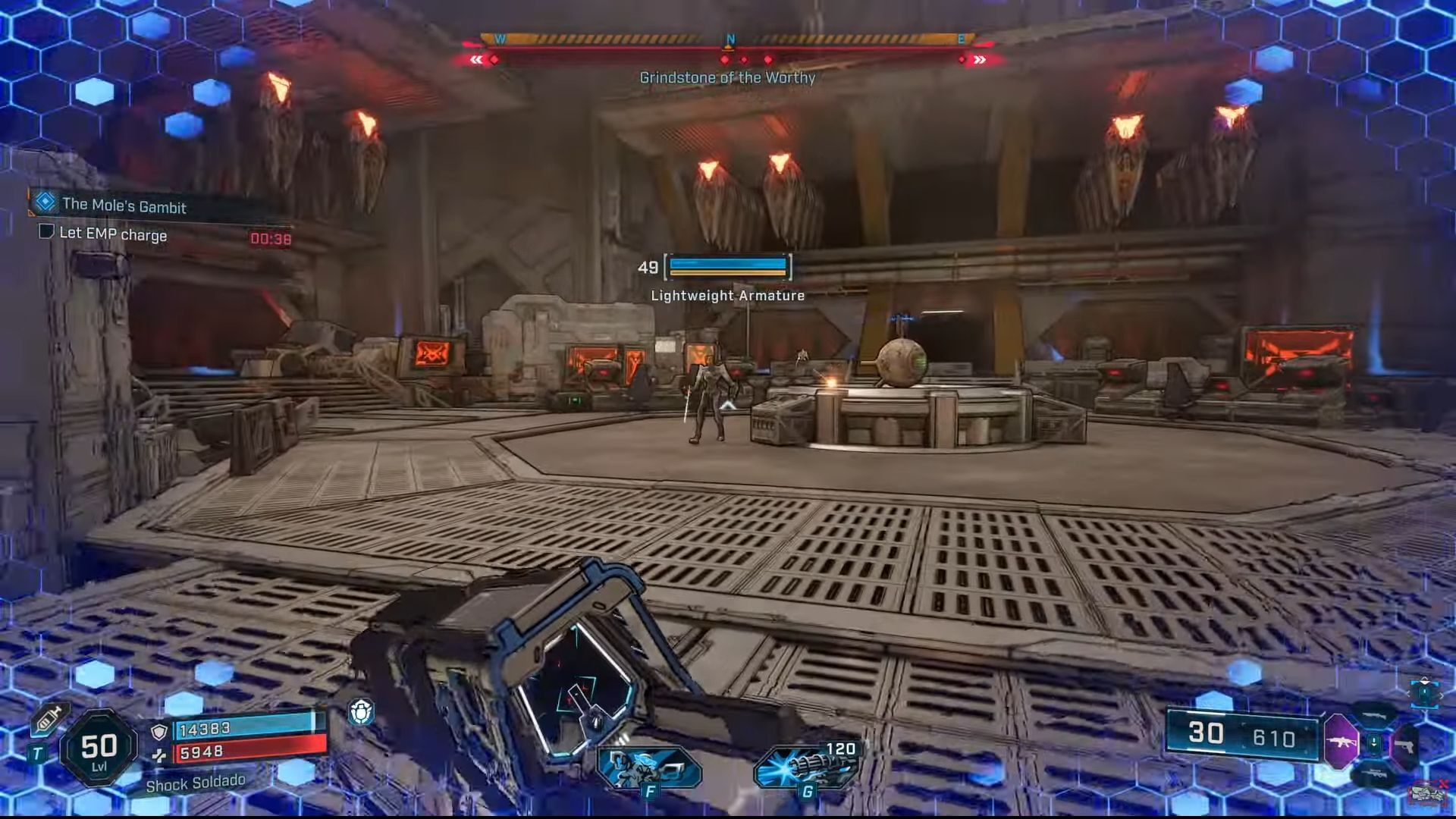 Fight off enemies to let EMP charge (Image via Youtube/@WoWQuest)