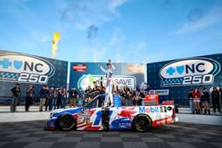 Who won the NASCAR Truck Series race today at Charlotte Roval? Full results from the 2025 Ecosave 250