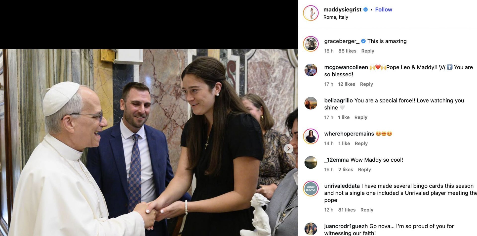 Credits: Instagram (@maddysiegrist)