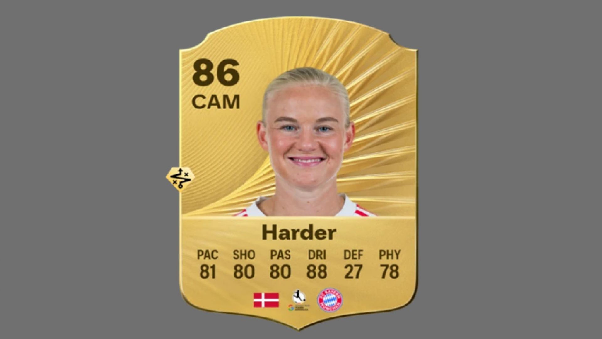 Pernille Harder is a great SS in EA FC 26 (Image via EA Sports)