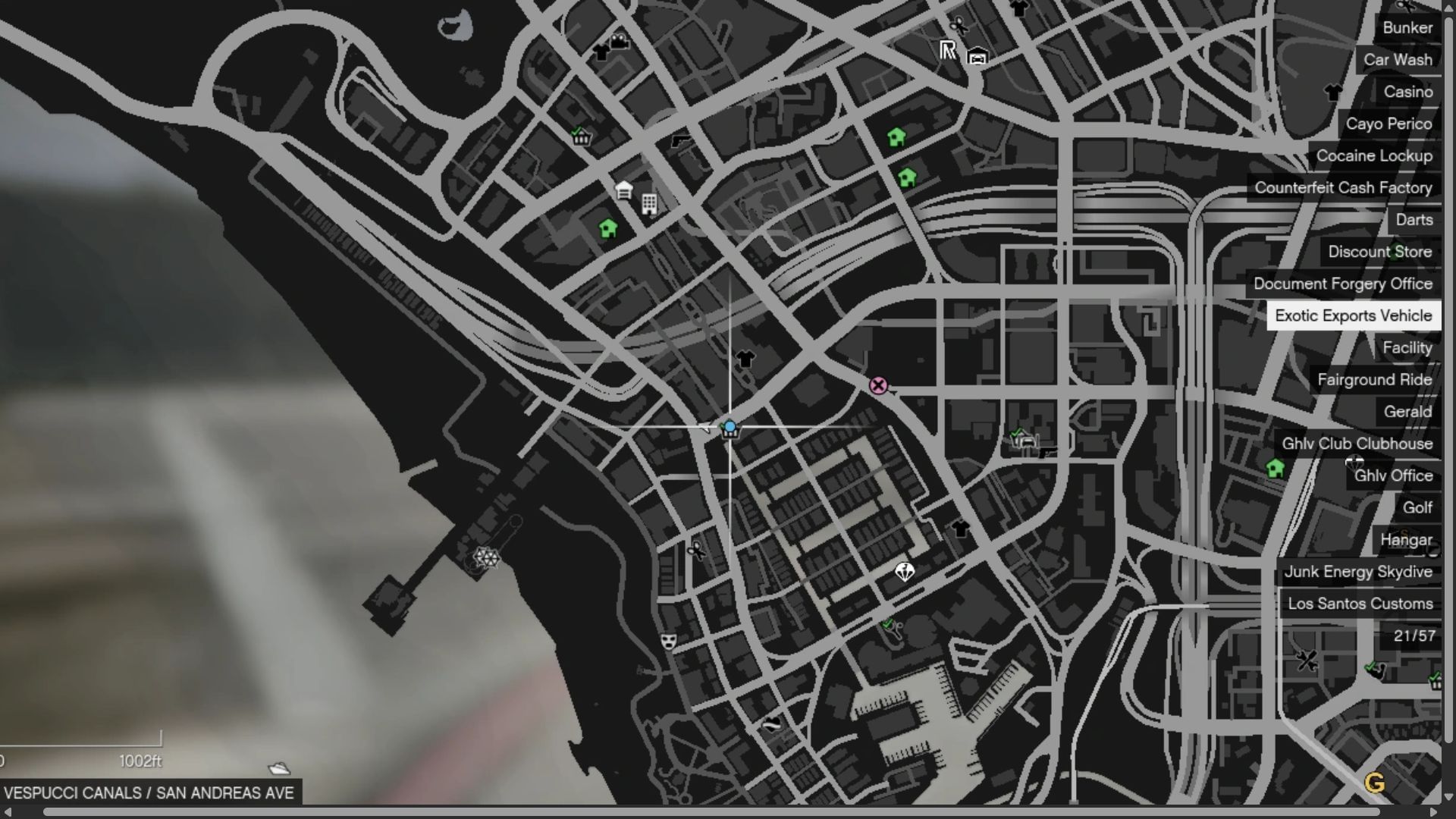 Cerberus Surprise in Vespucci Canals (Image via Rockstar Games // GTA Wiki)
