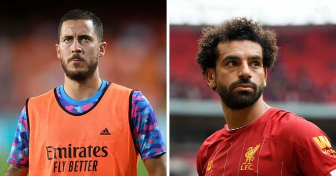Eden Hazard names Chelsea player he believes is a better dribbler than Liverpool's Mo Salah