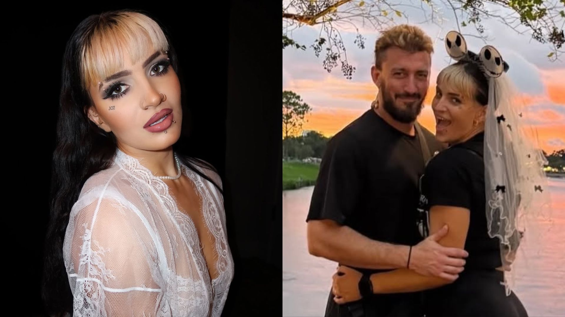 Former WWE star Steph De Lander and Mance Warner (Images via Steph