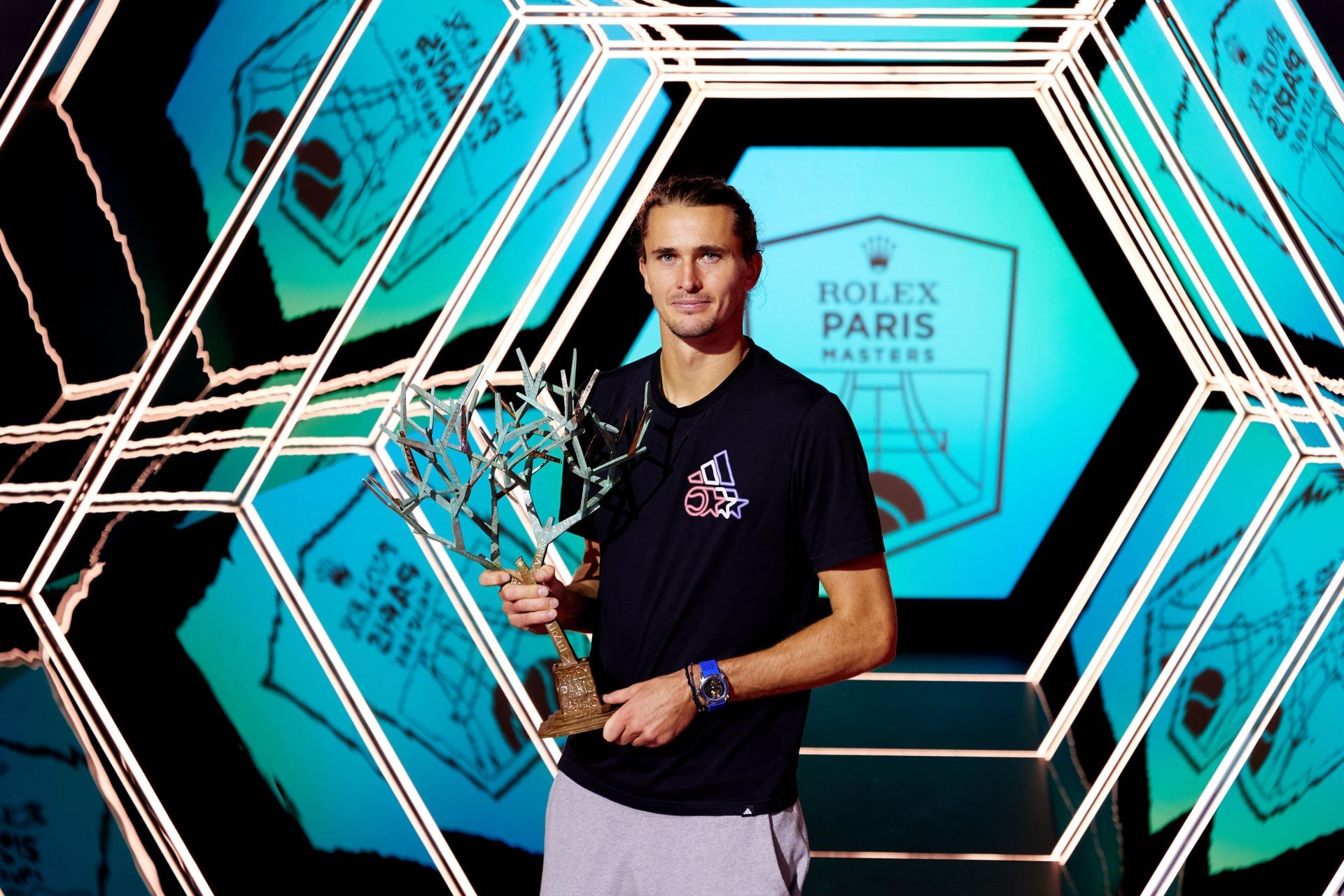 Alexander Zverev at the Paris Masters 2025. (Photo: Getty)
