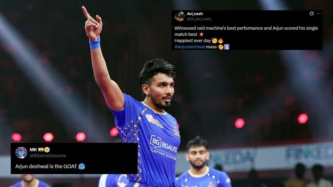 "UNSTOPPABLE RAID MACHINE" - Fans hail Arjun Deshwal's stellar show as Tamil Thalaivas end home leg with big win over Patna Pirates