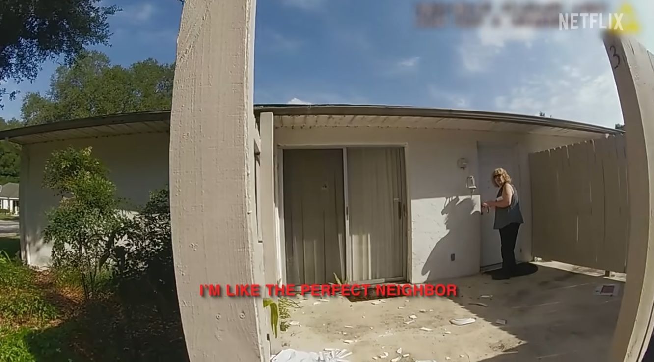 Scene from The Perfect Neighbor (Image via Netflix)