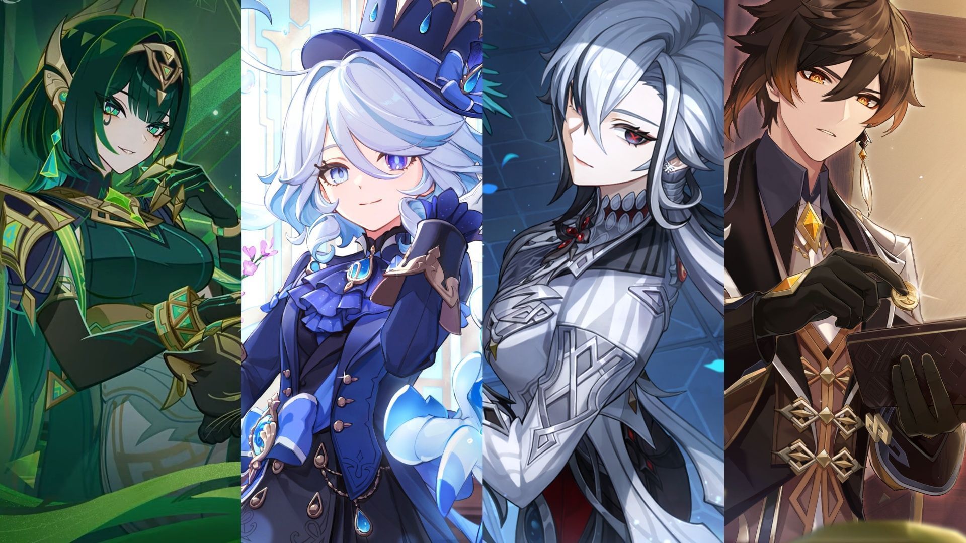 All character and weapon banners in Genshin Impact Luna II (Image via HoYoverse)