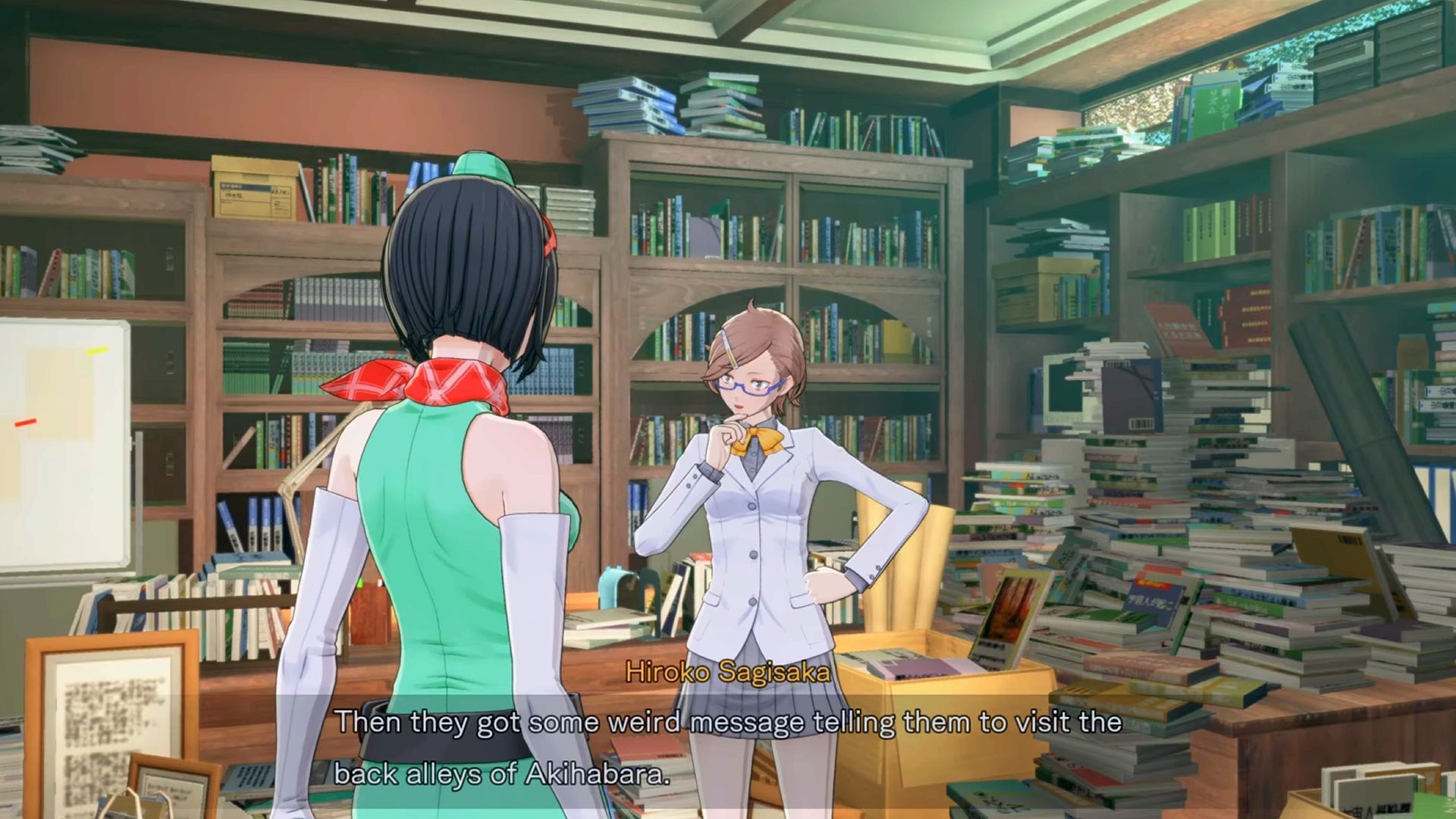 Meet up with Hiroko Sagisaka (Image via Bandai Namco)