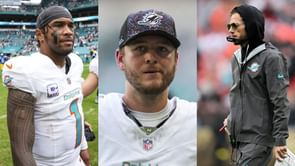 WATCH: New video shows Mike McDaniel fuming at Tua Tagovailoa for 3rd INT before benching Dolphins QB for Quinn Ewers