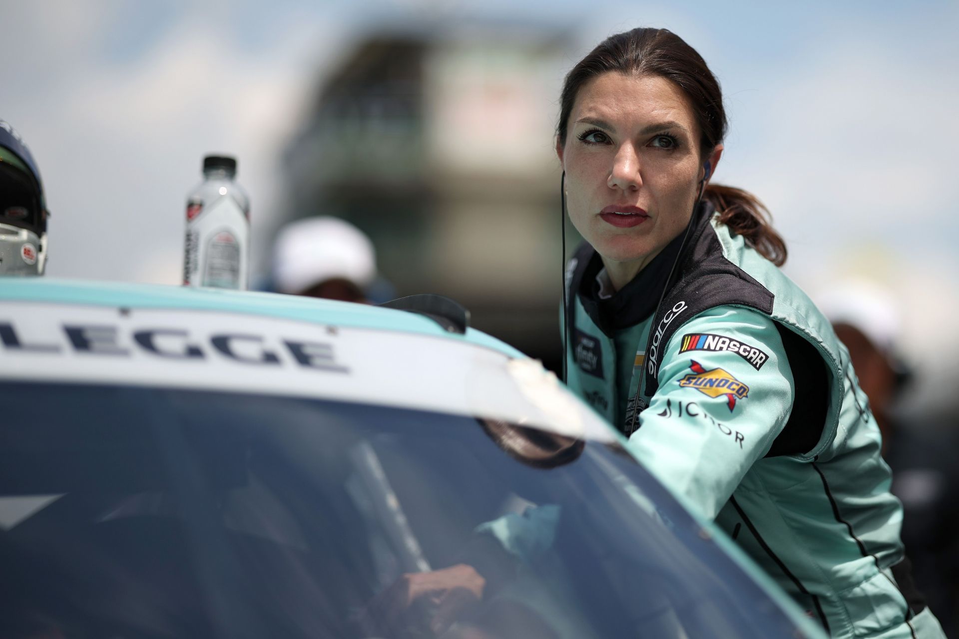 Katherine Legge at the NASCAR Xfinity Series Pennzoil 250 - Qualifying - Source: Getty