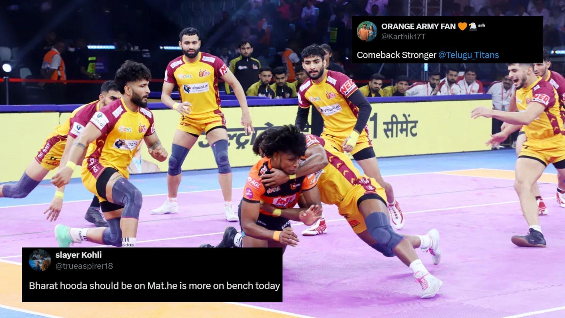 Telugu Titans never really showed up tonight - Fans react as Titans crash to second consecutive defeat against U Mumba in Pro Kabaddi 2025