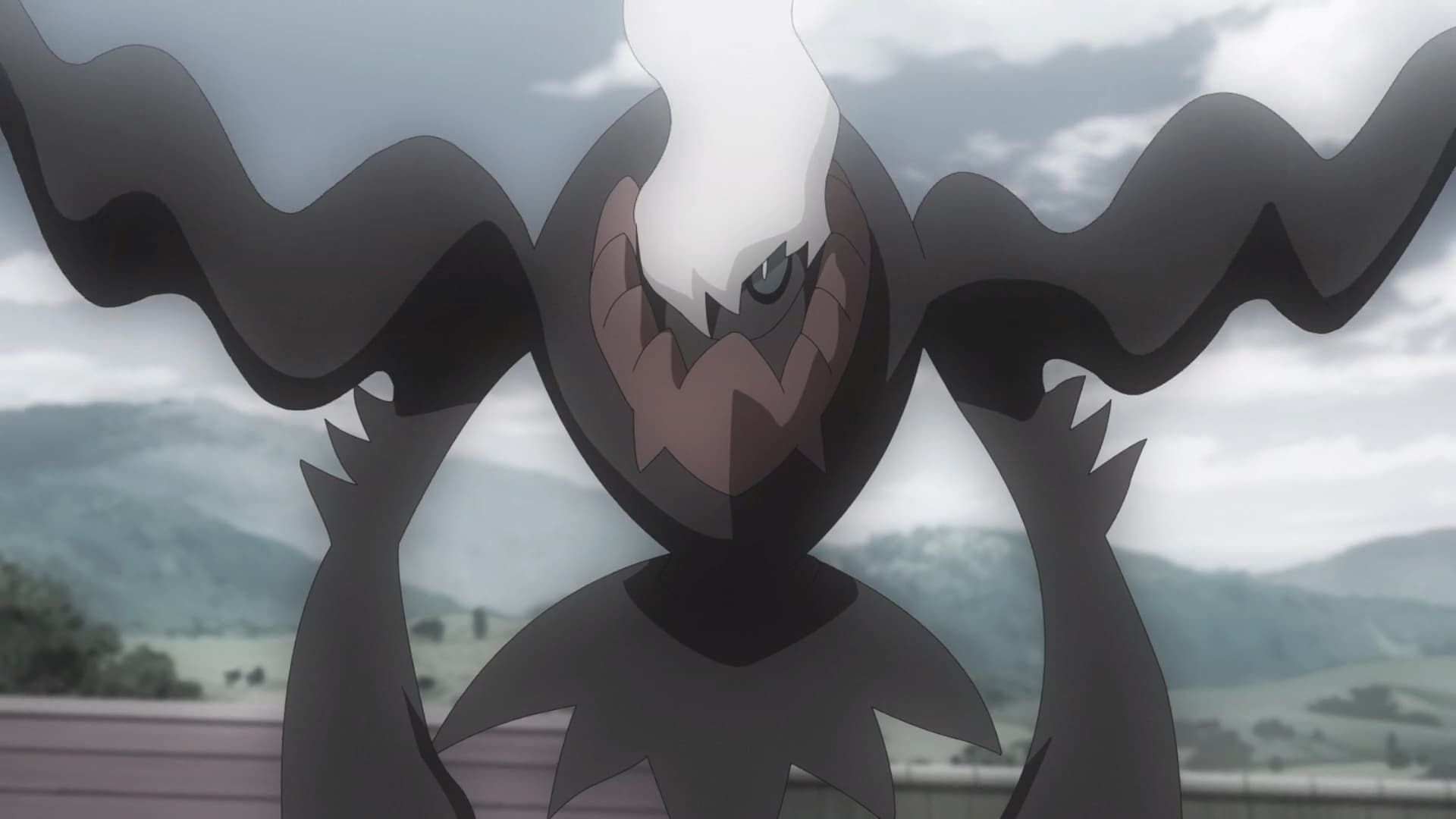Darkrai as seen in the anime (Image via The Pokemon Company)