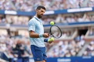 Novak Djokovic na 2025 US Open - Den 13 - Zdroj: Getty