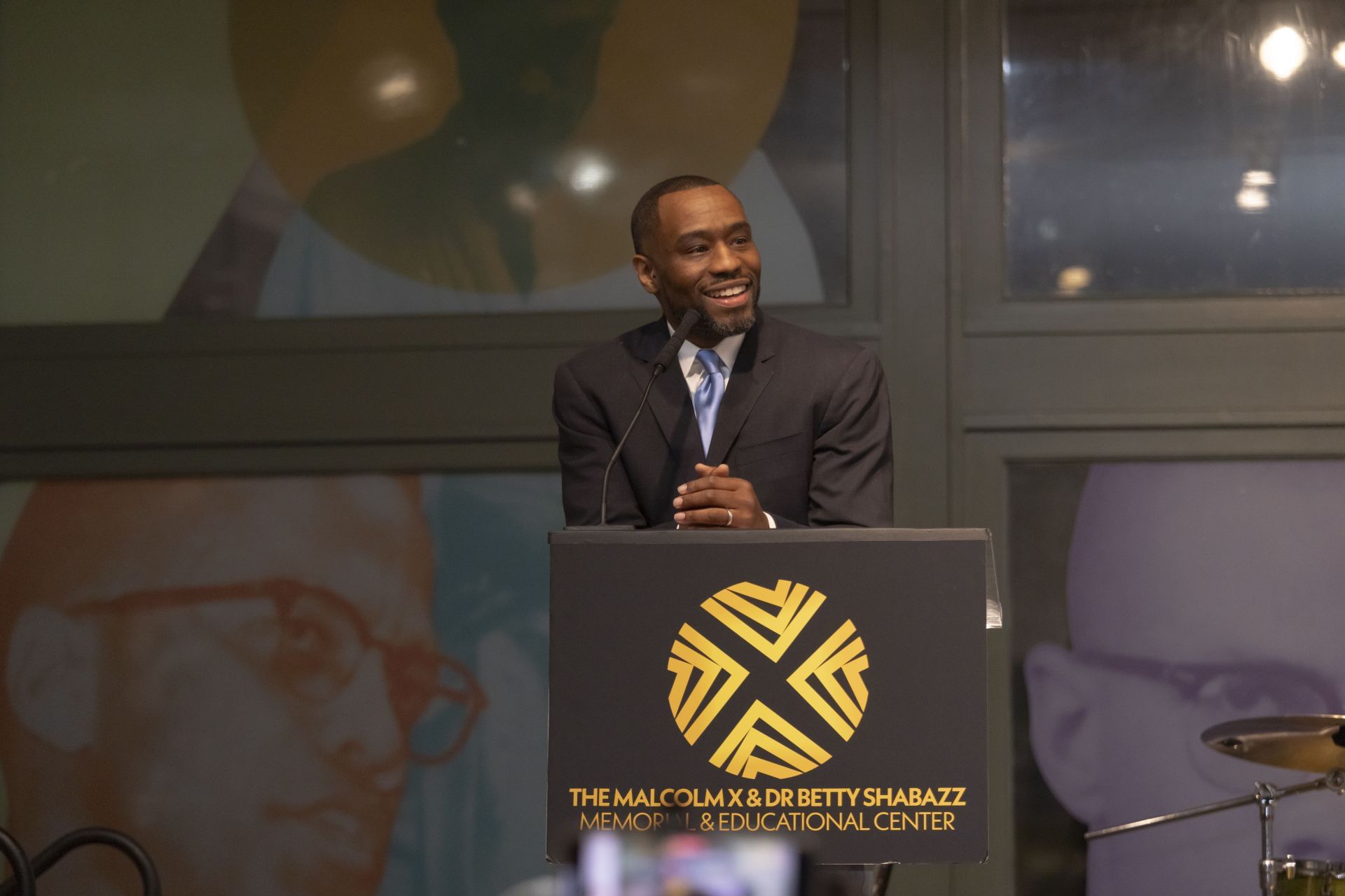 Marc Lamont Hill attends The Shabazz Center Commemorates Malcolm X&#039;s 100th Birthday (Image via Getty)