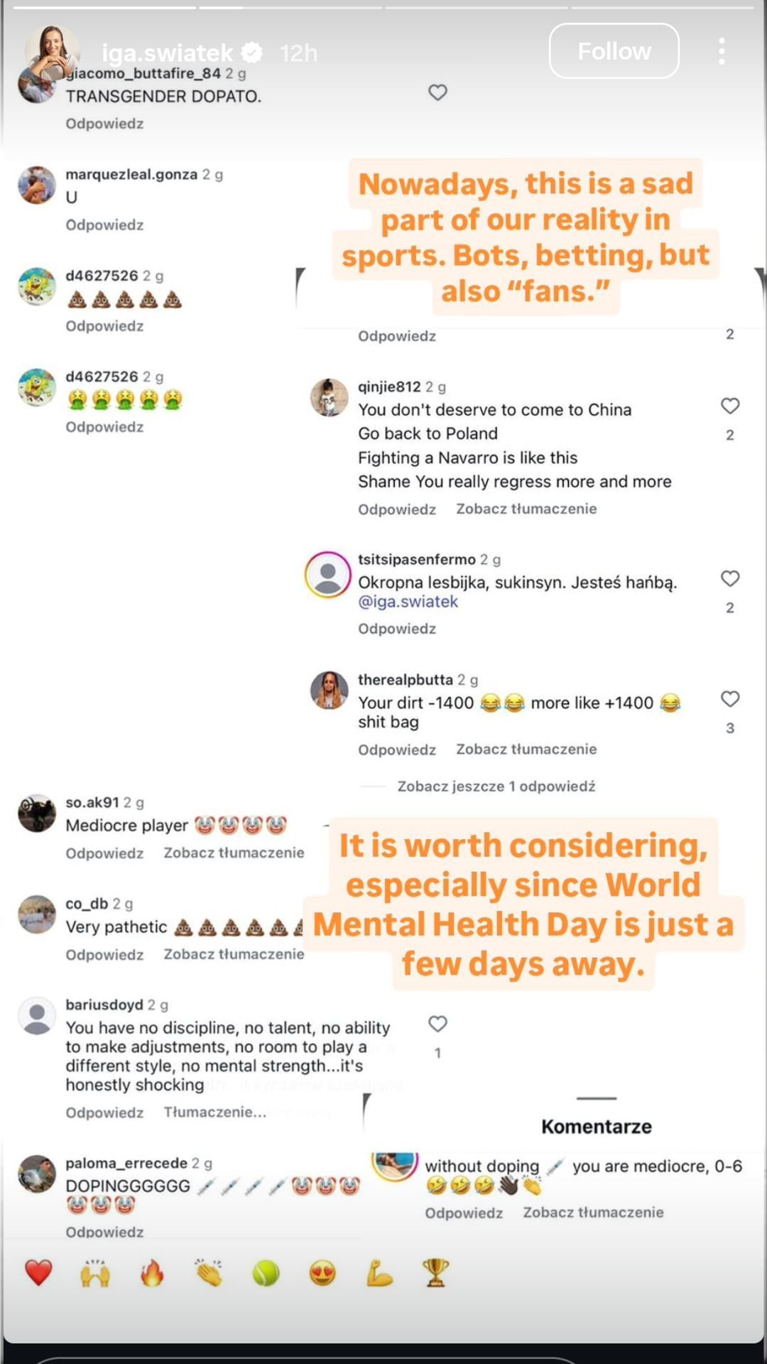 Via @iga.swiatek on Instagram