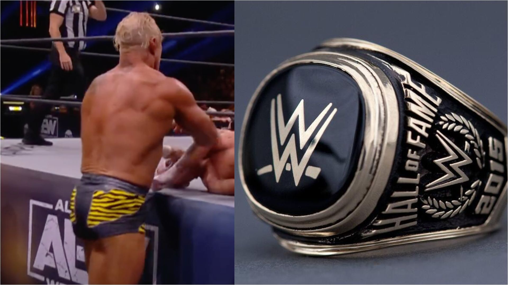 Billy Gunn and WWE HOF ring