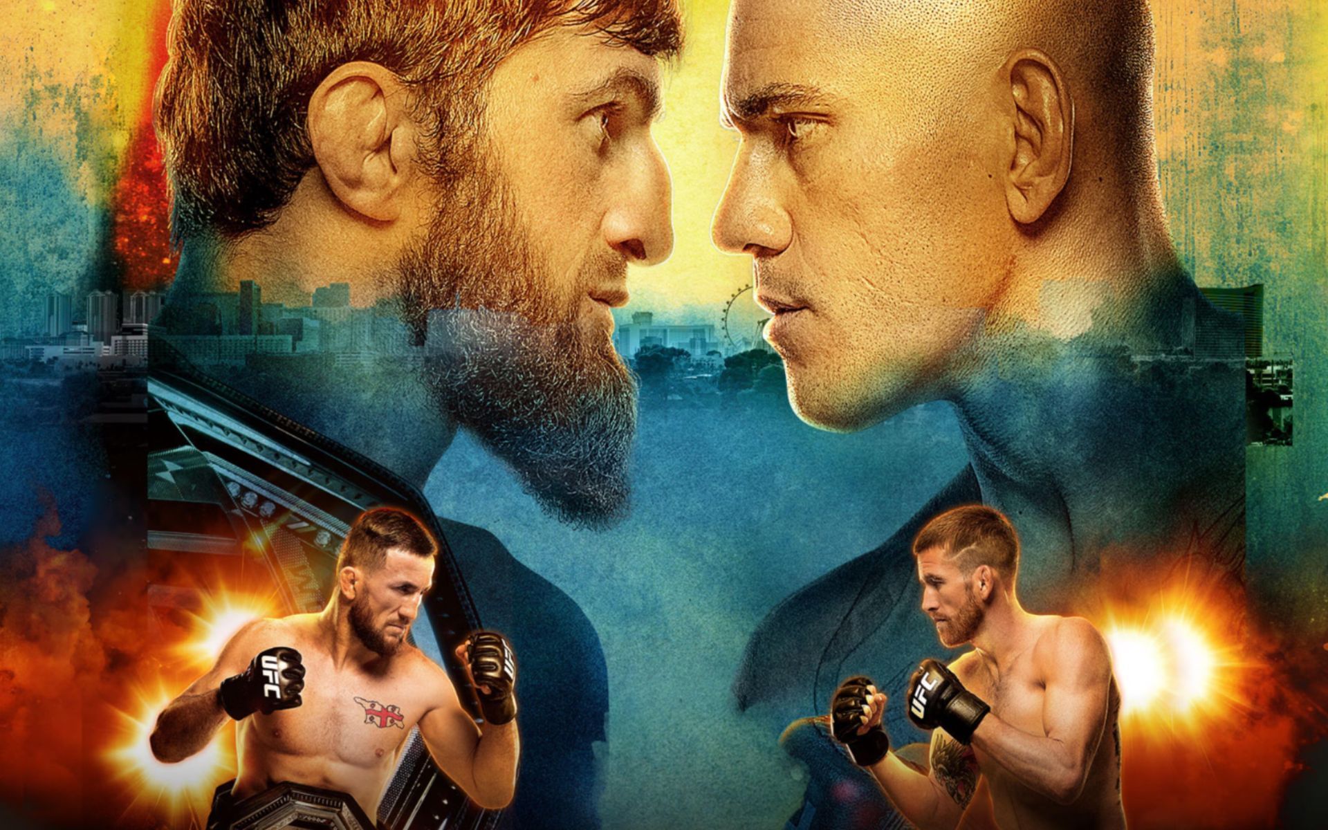UFC 320 poster. [Image courtesy: UFC]