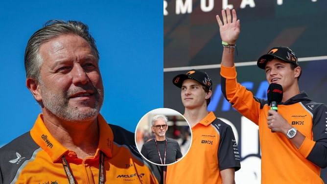 Damon Hill has a 4-word reaction to Zak Brown blaming Nico Hulkenberg for the Lando Norris-Oscar Piastri double DNF