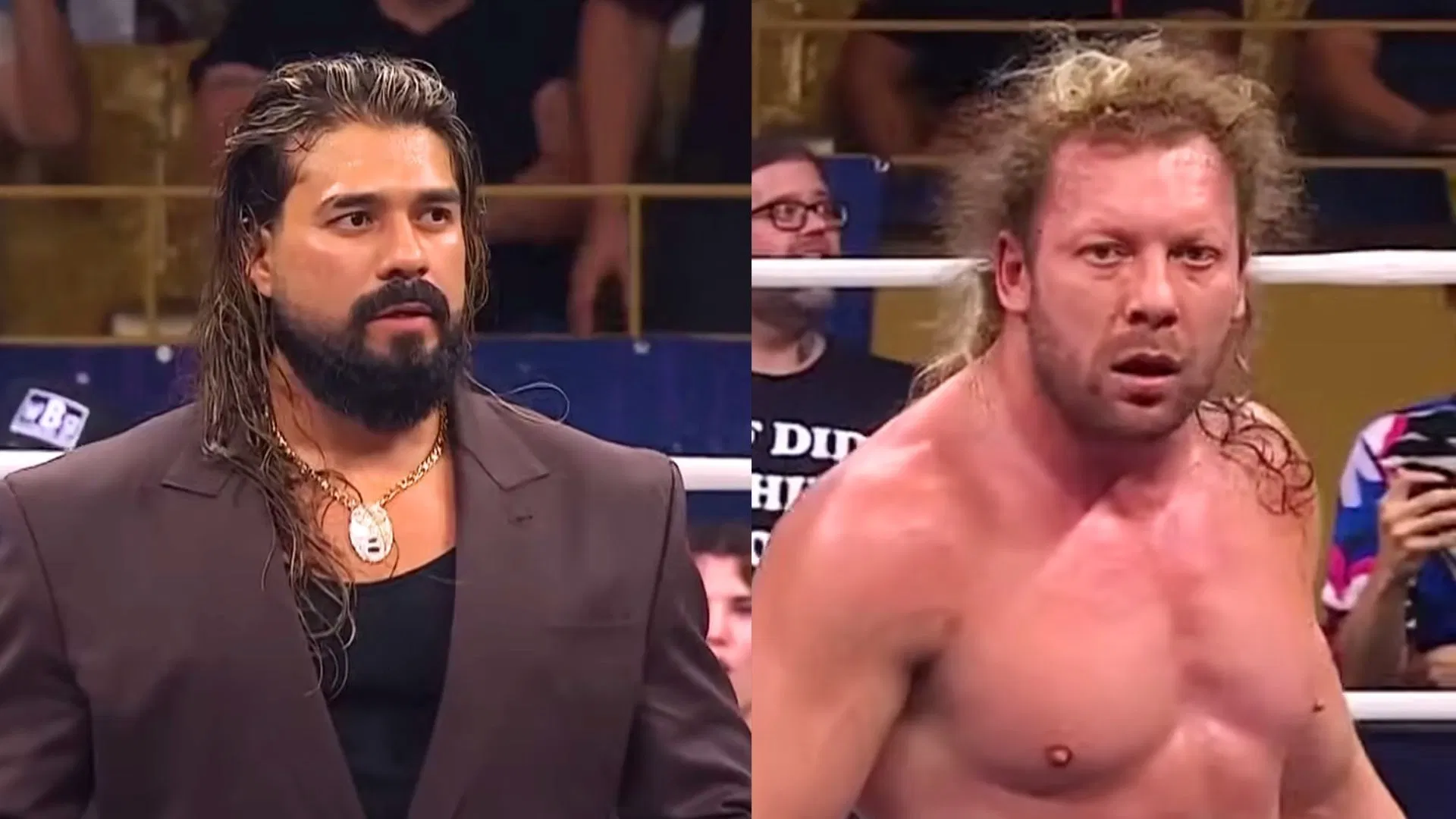 Andrade is back in AEW. (Images via AEW YouTube) 