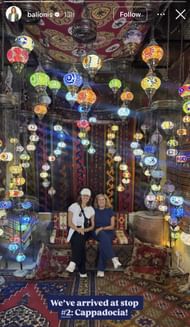 Image taken from Balionis’ Instagram story _ source: Instagram/@balionis