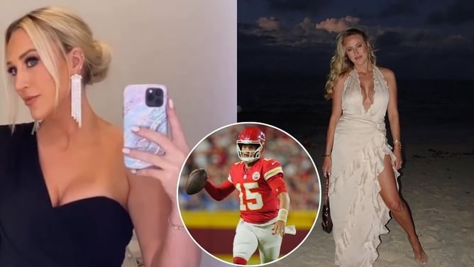 Baker Mayfield's wife Emily drops honest review of Brittany Mahomes' custom denim jeans for Chiefs-Lions SNF