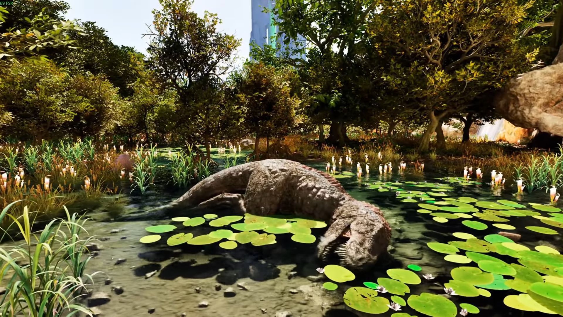 Poor Dino... (Image via Studio Wildcard | YouTube/crabbytron)