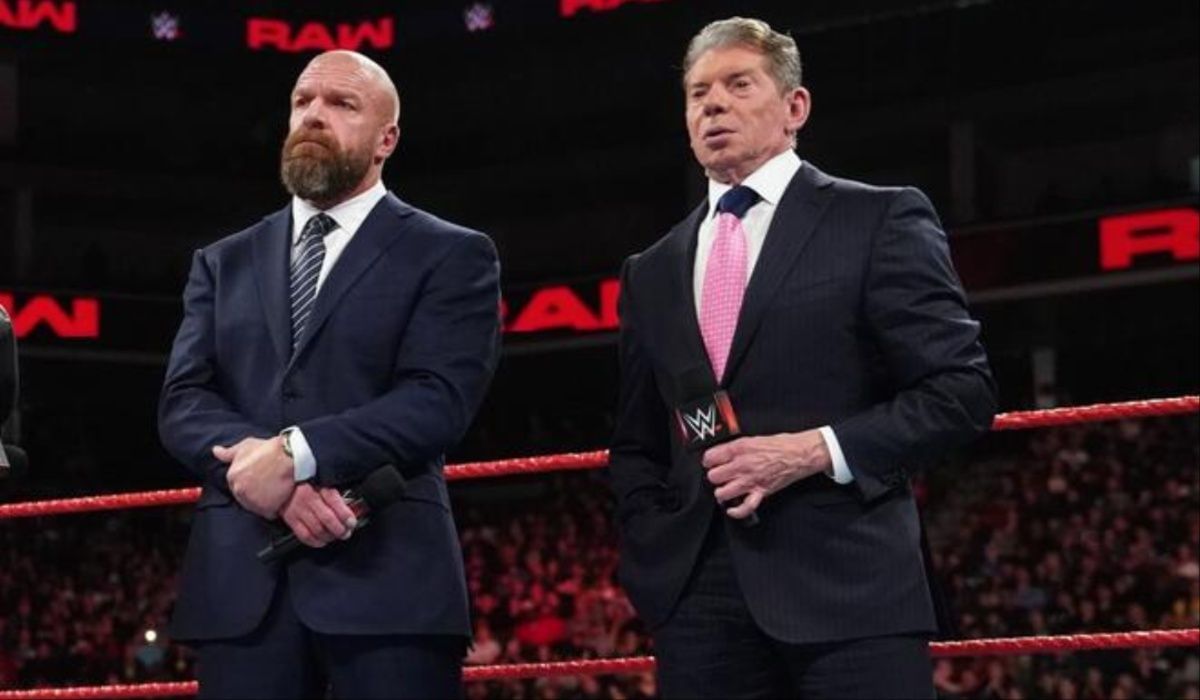 Triple H and Vince McMahon. (Image via WWE.com)