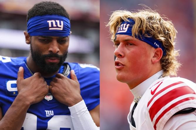 "He's about to find where all haters live": Darius Slayton issues warning to rookie Jaxson Dart before Giants-Eagles Week 8 clash