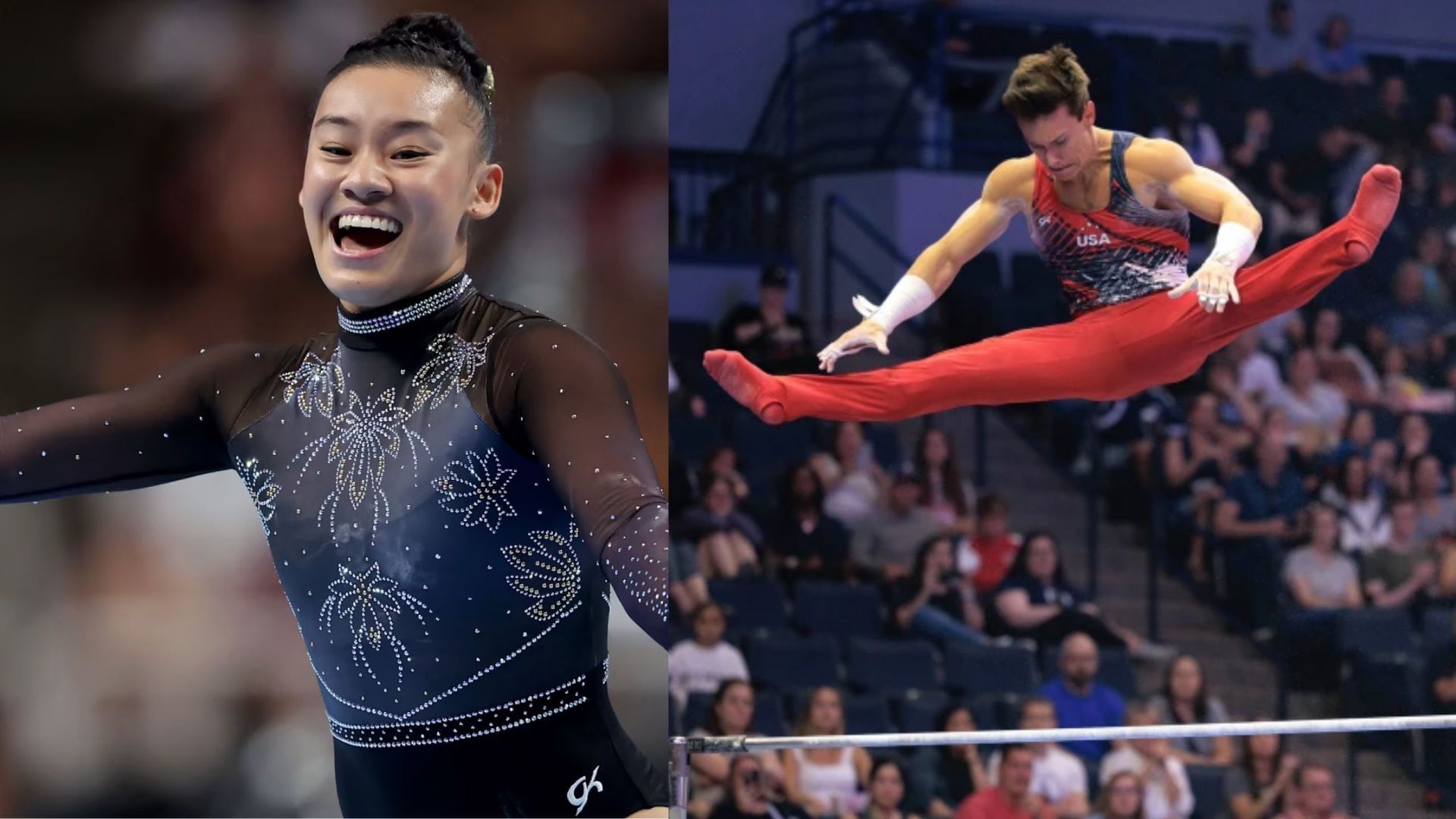 A glimpse into the complete squad for USA at the Artistic Gymnastics World Championships ft. Leanne Wong and Joscelyn Roberson [Image Source : Getty] 