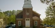 Sardis United Methodist Church, shown in the film (Image via YouTube/Paramount Pictures)