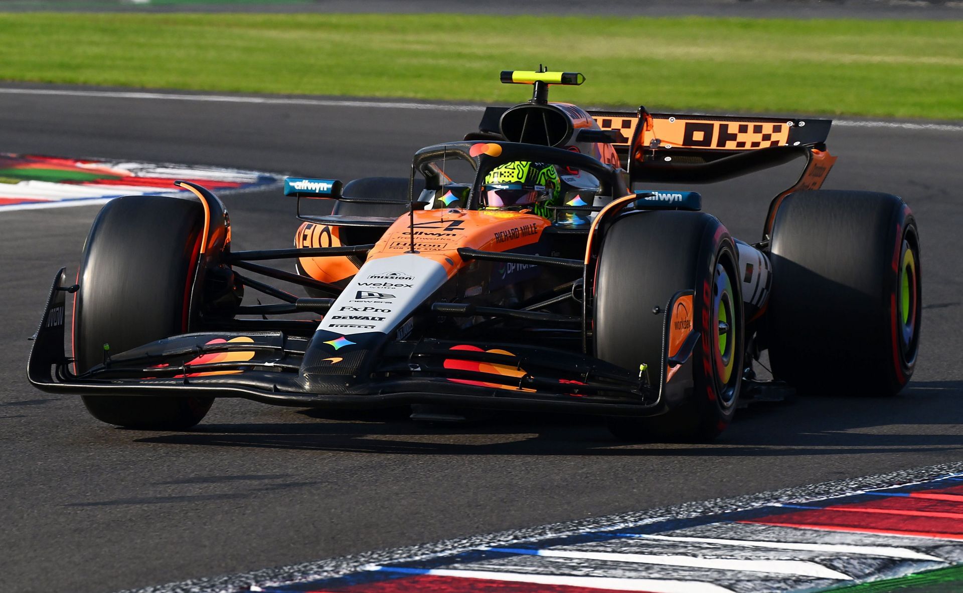 Lando Norris of Great Britain driving the (4) McLaren MCL39 at the F1 Grand Prix of Mexico - Qualifying - Source: Getty