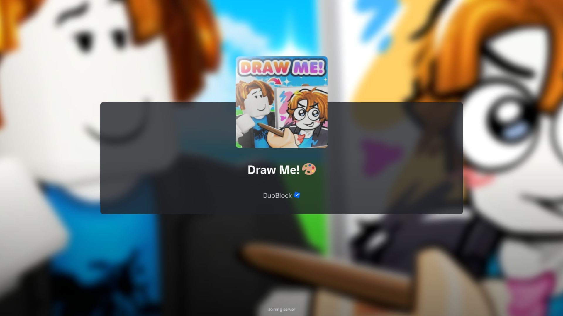 Players can draw other players in this game (Image via Roblox)