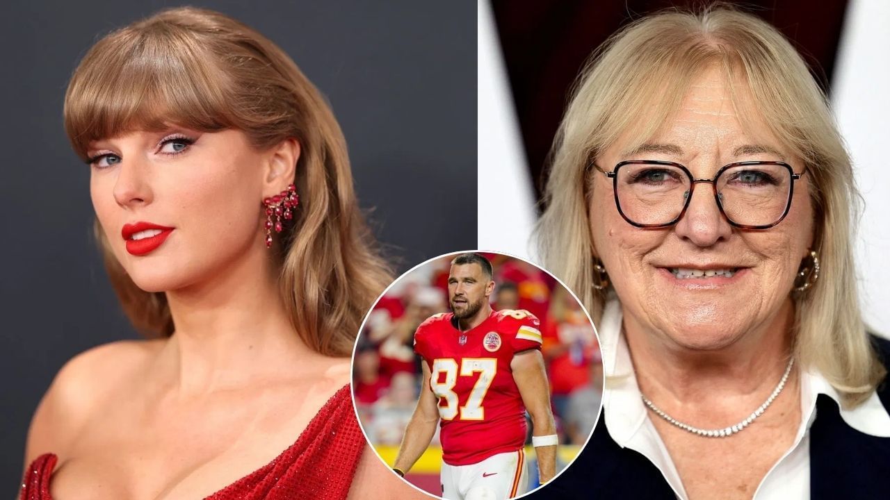 Travis Kelce&rsquo;s mom Donna Kelce picks Taylor Swift-inspired &ldquo;Life of a Showgirl&rdquo; outfit for night out at Universal Studios&rsquo; Halloween Horror Nights [PHOTOS]