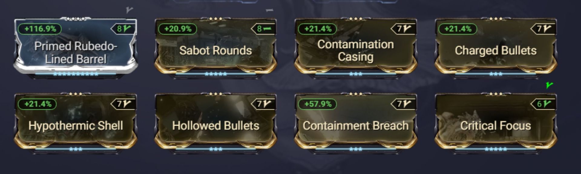 Arbucep mod setup, check Arcanes below (Image via Digital Extremes)