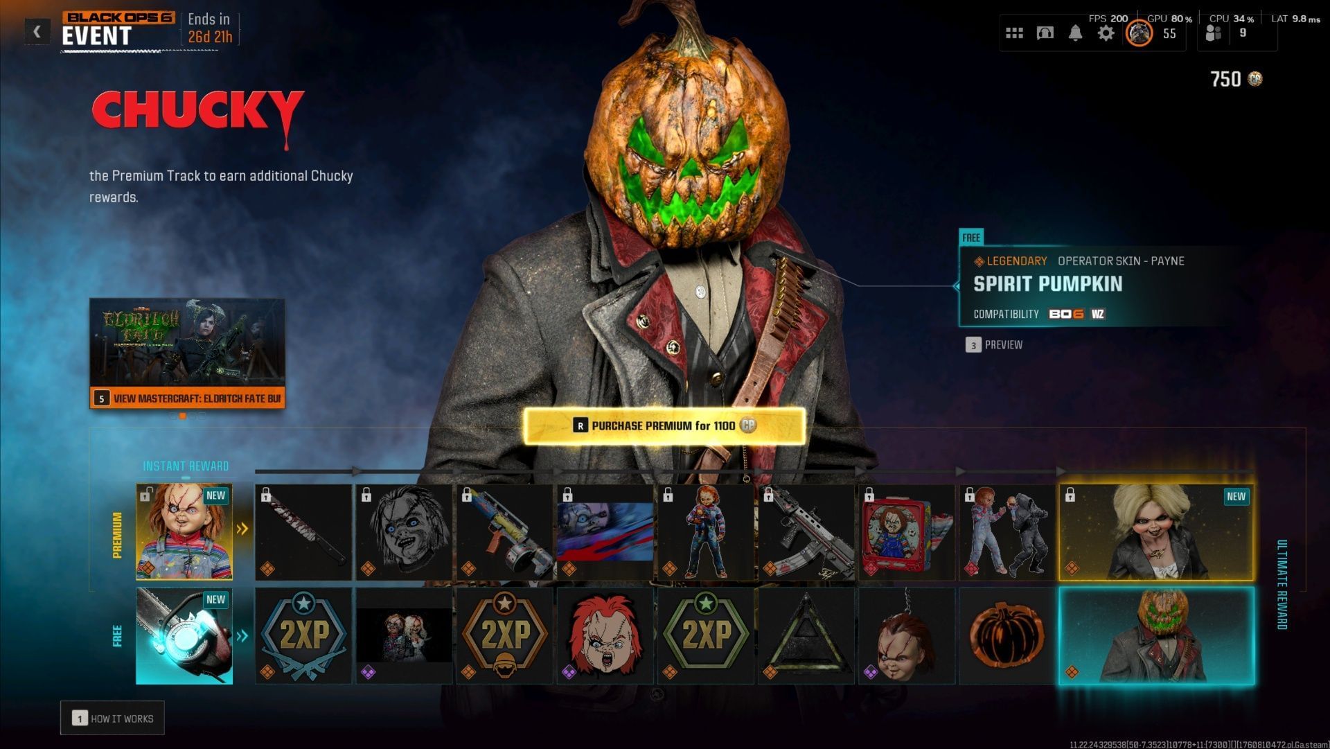 Event rewards (Image via Activision)