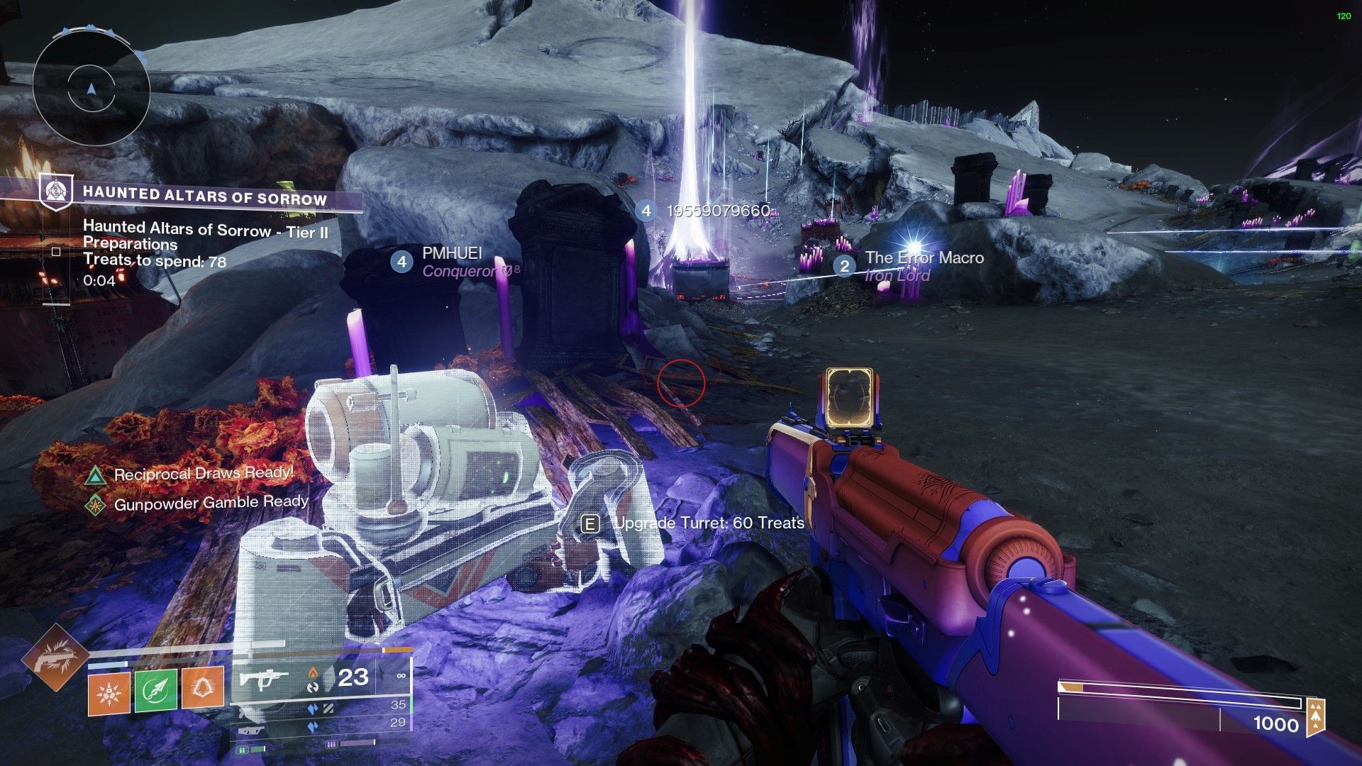 Setting up defenses in between encounters (Image via Bungie)