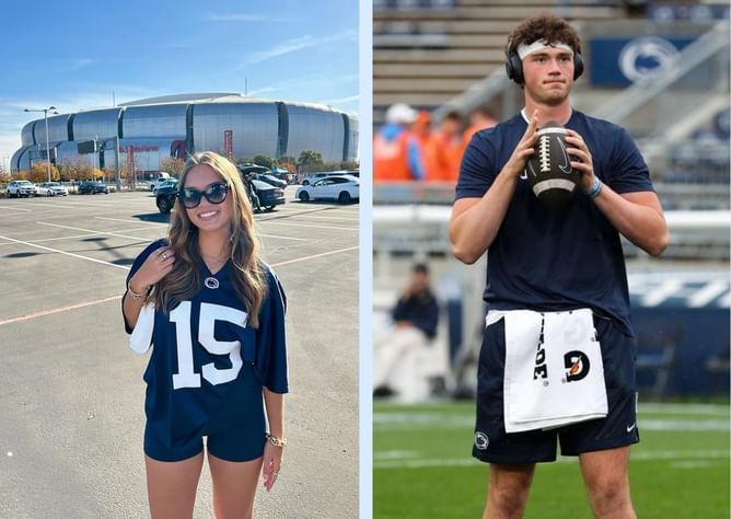 "I love you": Drew Allar's GF Emma Bush gushes over Penn State QB to celebrate National Boyfriend Day ahead