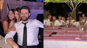 "We're gonna burn this thing down": Leon Draisaitl's wedding clip shows Oilers star rallying guests at the French chateau