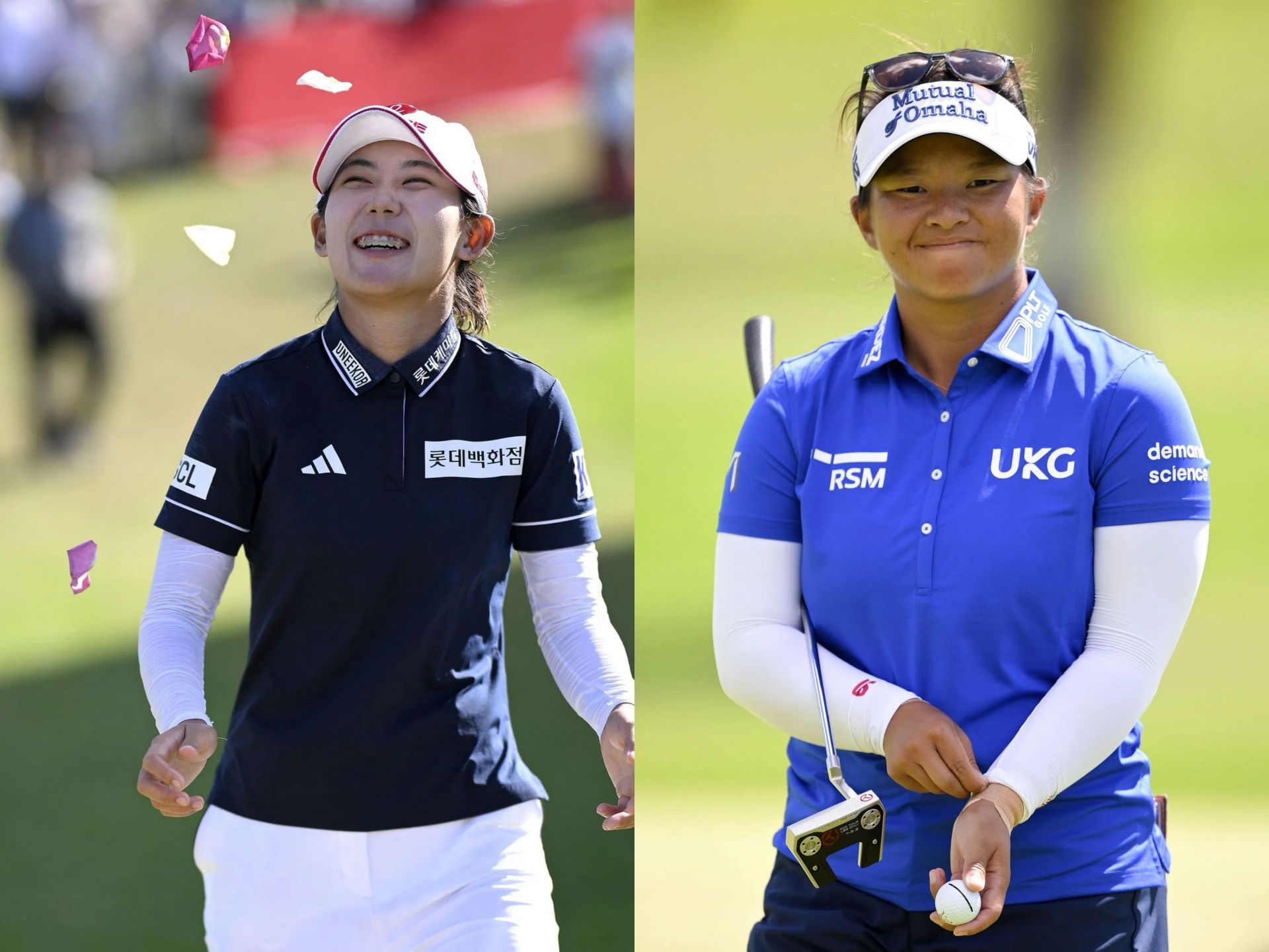 Youmin Hwang and past Megan Khang (Image via Getty)