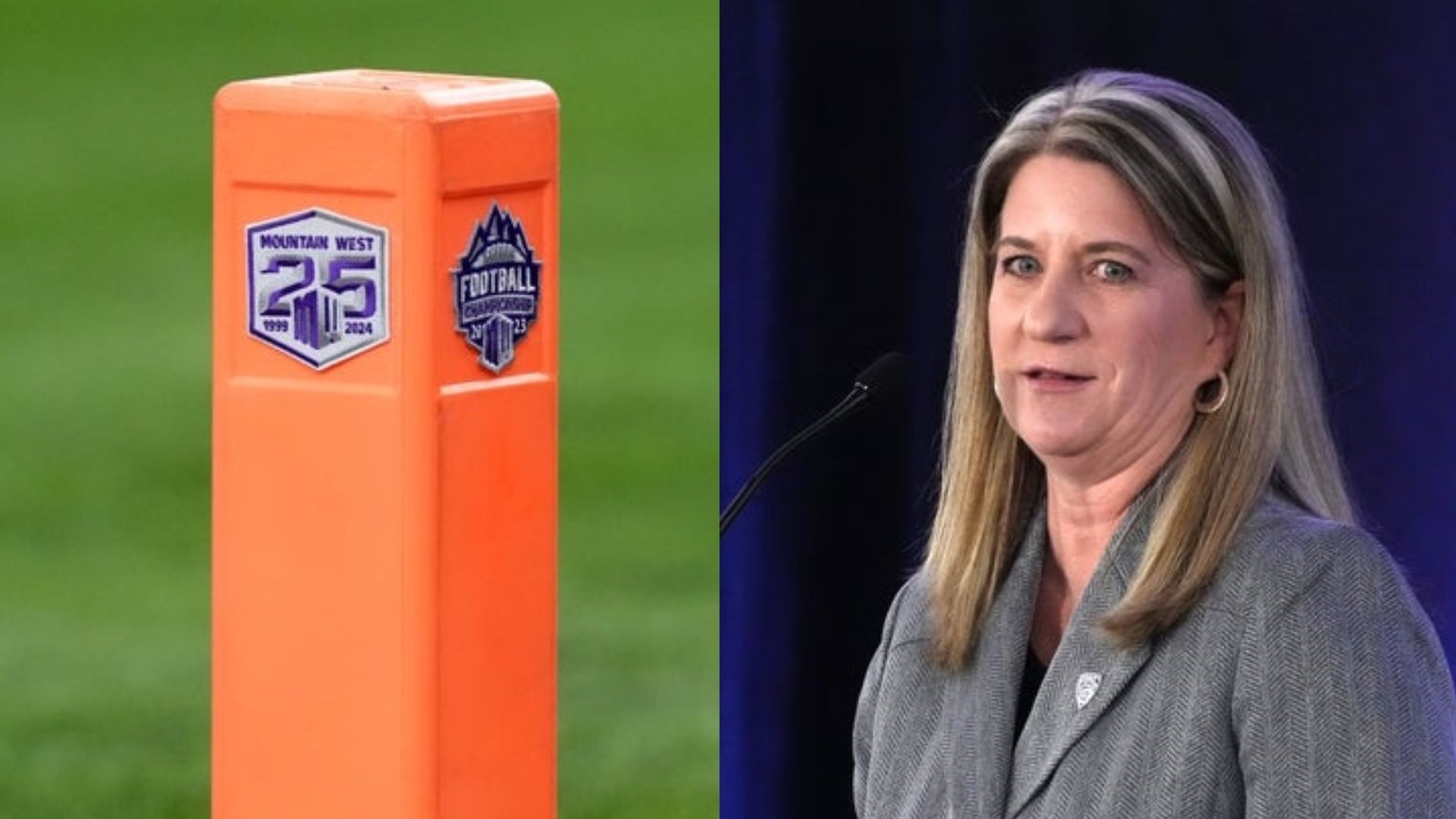 The Mountain West Conference and Pac-12 Commissioner Teresa Gould
